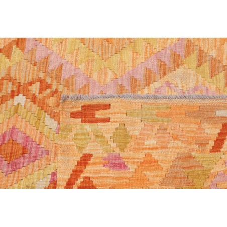 Tappeto Kilim Afghanistan marrone rosso 100x149