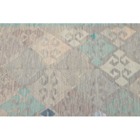Tappeto Kilim Afghanistan beige blu 101x150