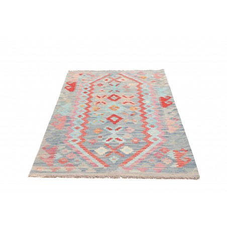 Tappeto Kilim Afghanistan beige arancione 103x155