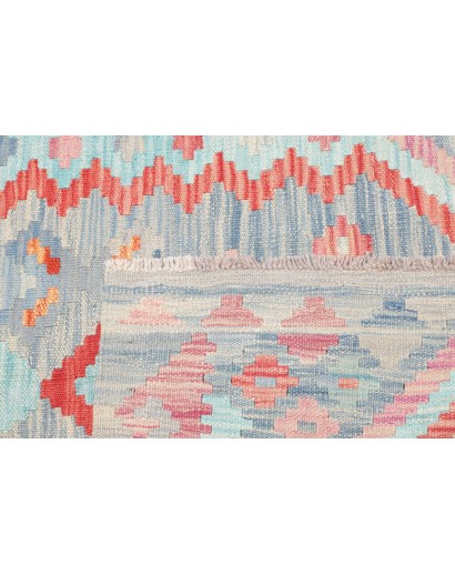 Tappeto Kilim Afghanistan beige arancione 103x155