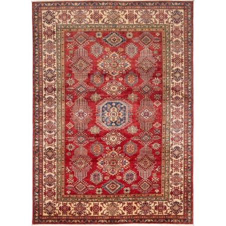 Tappeto Kazak Fine Pakistan marrone giallo 182x253