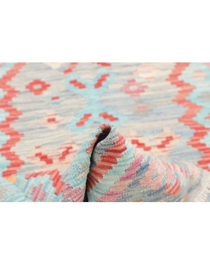 Tappeto Kilim Afghanistan beige arancione 103x155