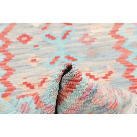 Tappeto Kilim Afghanistan beige arancione 103x155