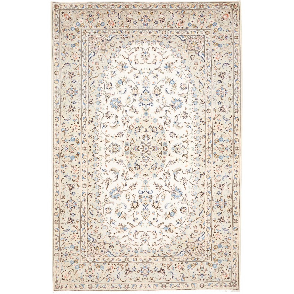 Tappeto Kashan Persia bianco 200x305