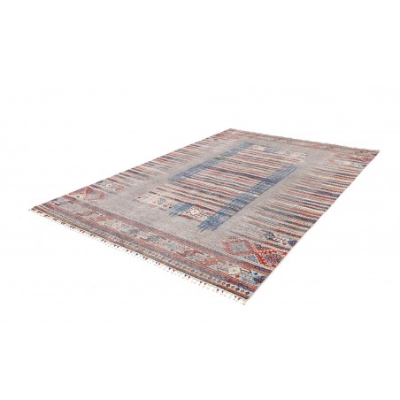 Tappeto Siva Pakistan azzurro grigio 207x297