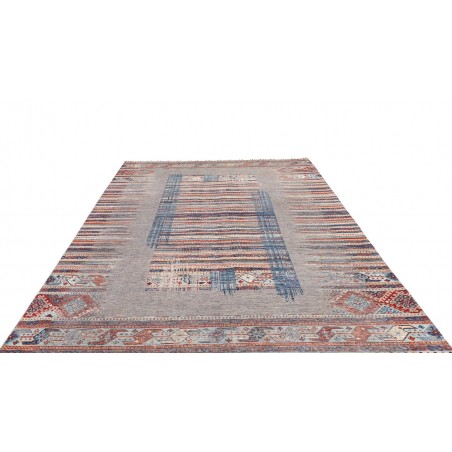 Tappeto Siva Pakistan azzurro grigio 207x297
