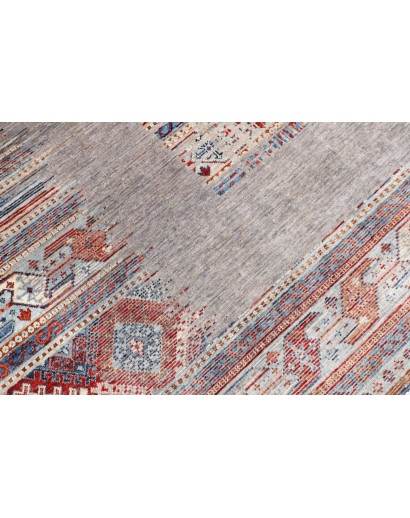 Tappeto Siva Pakistan azzurro grigio 207x297