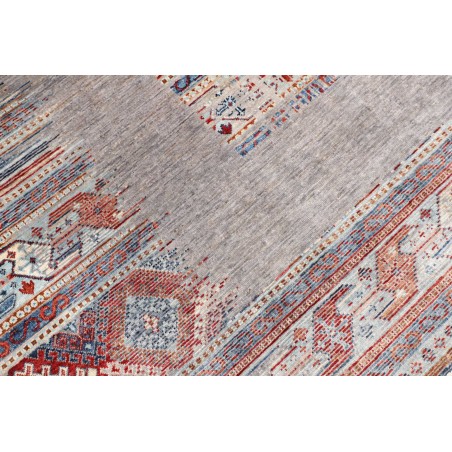 Tappeto Siva Pakistan azzurro grigio 207x297