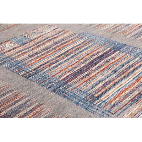 Tappeto Siva Pakistan azzurro grigio 207x297