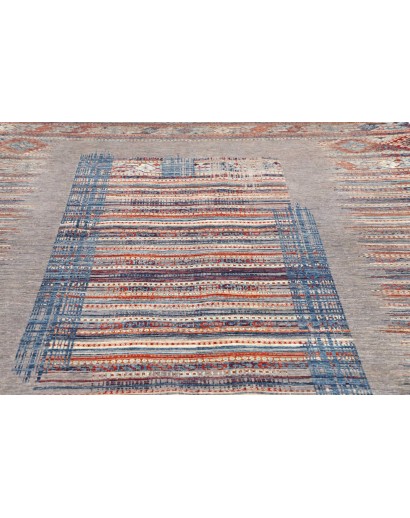 Tappeto Siva Pakistan azzurro grigio 207x297