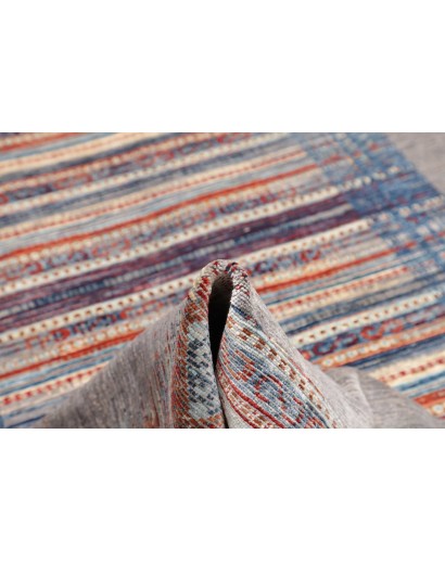 Tappeto Siva Pakistan azzurro grigio 207x297