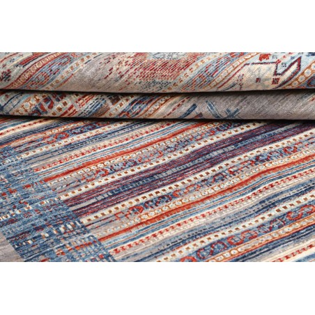 Tappeto Siva Pakistan azzurro grigio 207x297