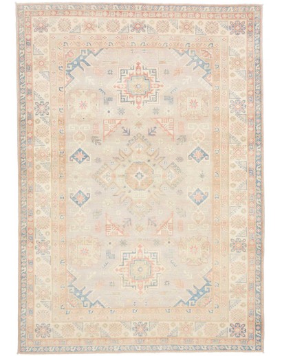 Tappeto Kazak Afghanistan bianco 200x285