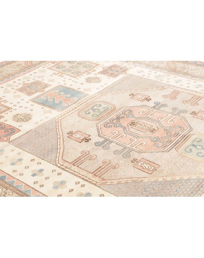 Tappeto Kazak Afghanistan bianco azzurro 211x308