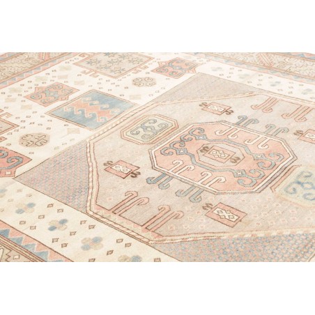Tappeto Kazak Afghanistan bianco azzurro 211x308