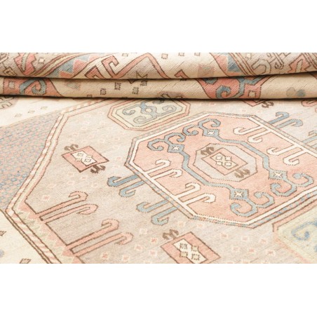 Tappeto Kazak Afghanistan bianco azzurro 211x308
