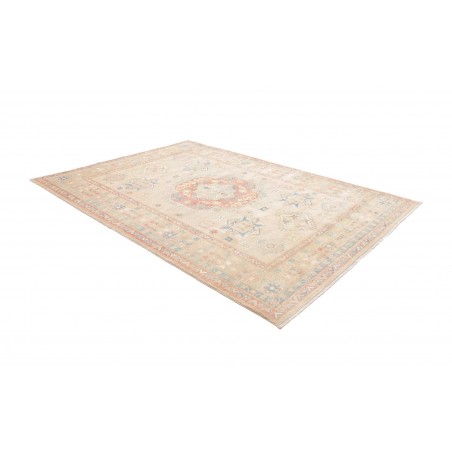 Tappeto Kazak Afghanistan bianco giallo 205x300