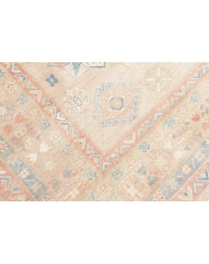 Tappeto Kazak Afghanistan bianco giallo 205x300
