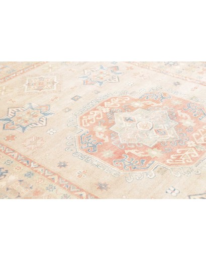 Tappeto Kazak Afghanistan bianco giallo 205x300