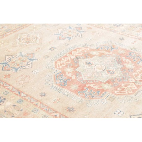 Tappeto Kazak Afghanistan bianco giallo 205x300