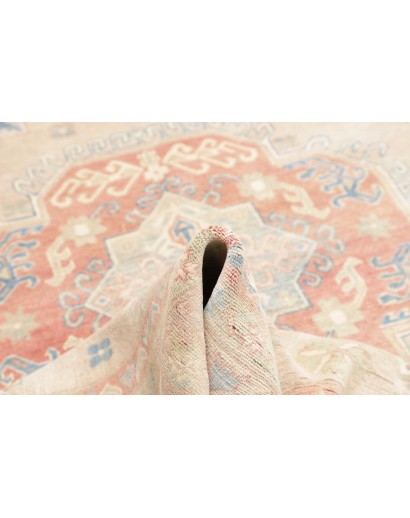 Tappeto Kazak Afghanistan bianco giallo 205x300