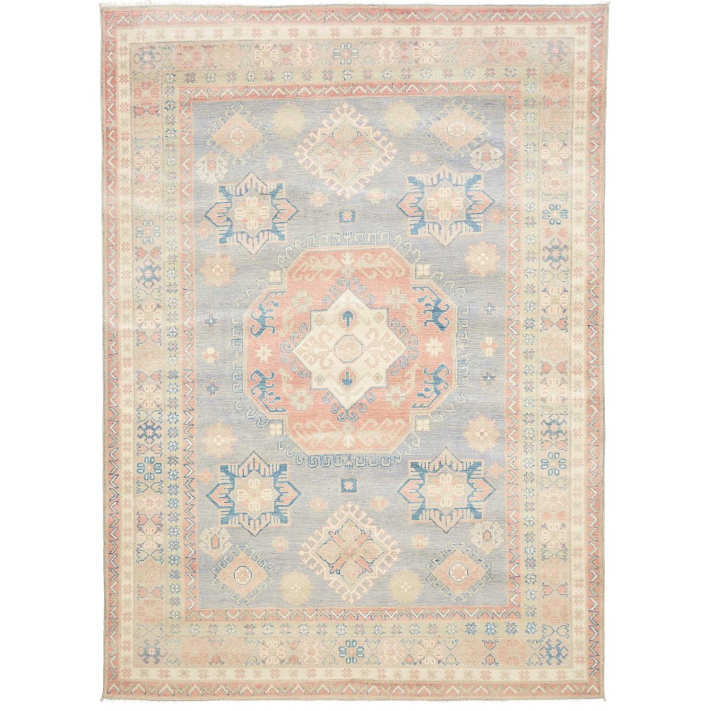 Tappeto Kazak Afghanistan beige bianco 205x283