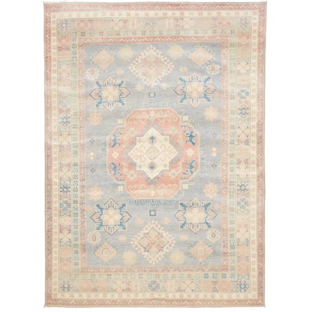 Tappeto Kazak Afghanistan beige bianco 205x283