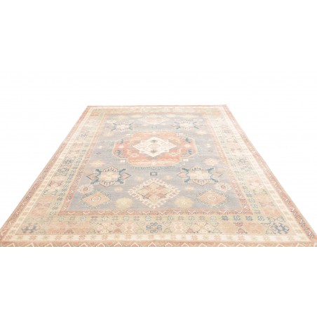 Tappeto Kazak Afghanistan beige bianco 205x283