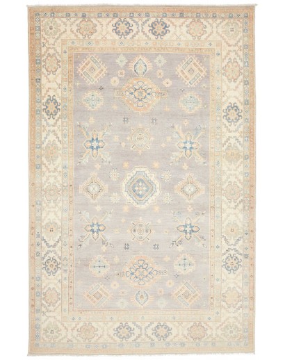 Tappeto Kazak Afghanistan bianco 195x304