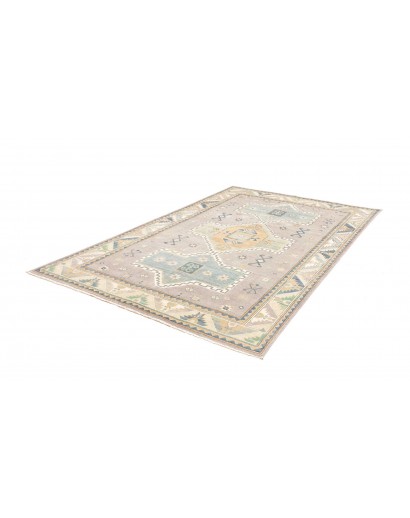 Tappeto Kazak Afghanistan bianco grigio 182x273