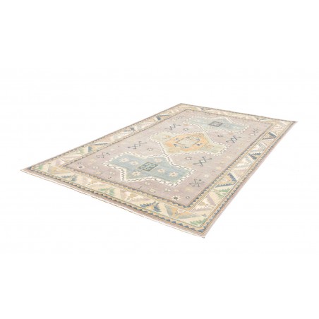 Tappeto Kazak Afghanistan bianco grigio 182x273