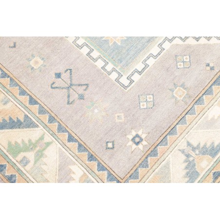 Tappeto Kazak Afghanistan bianco grigio 182x273