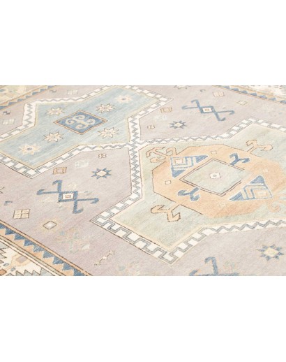 Tappeto Kazak Afghanistan bianco grigio 182x273