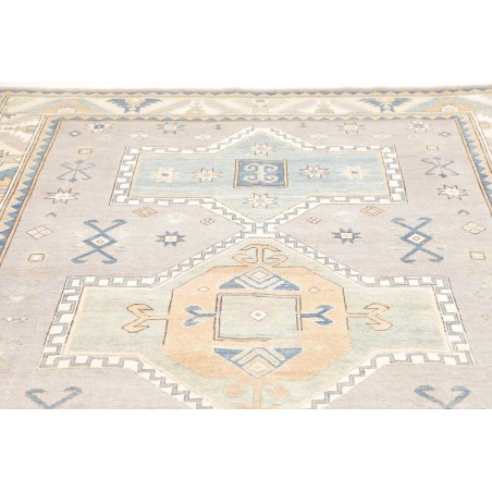Tappeto Kazak Afghanistan bianco grigio 182x273
