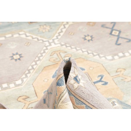 Tappeto Kazak Afghanistan bianco grigio 182x273