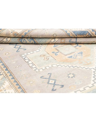 Tappeto Kazak Afghanistan bianco grigio 182x273