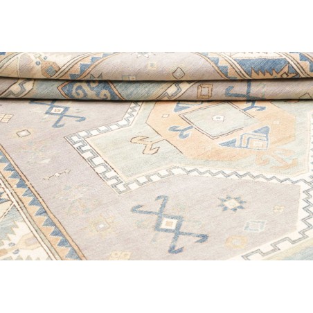 Tappeto Kazak Afghanistan bianco grigio 182x273