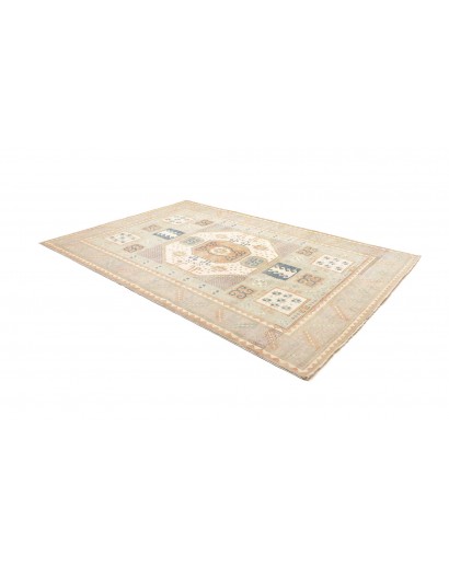 Tappeto Kazak Afghanistan bianco 206x302