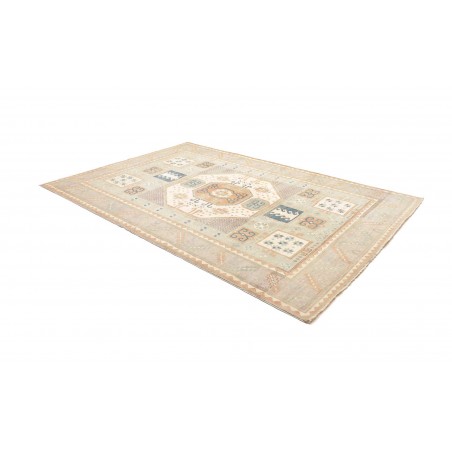 Tappeto Kazak Afghanistan bianco 206x302
