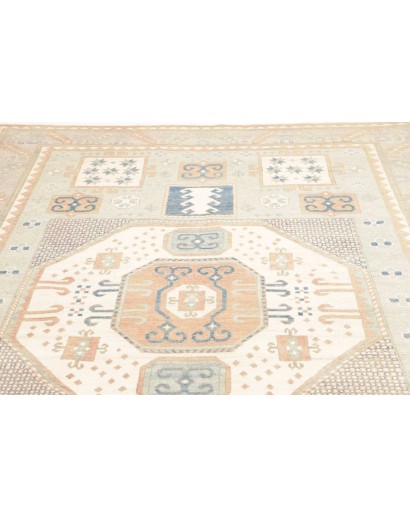 Tappeto Kazak Afghanistan bianco 206x302