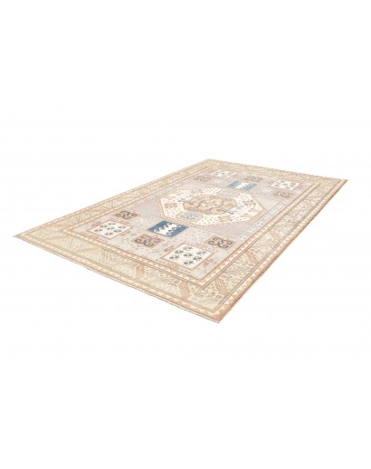 Tappeto Kazak Afghanistan bianco 202x297
