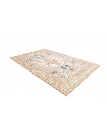 Tappeto Kazak Afghanistan bianco 202x297