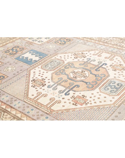 Tappeto Kazak Afghanistan bianco 202x297
