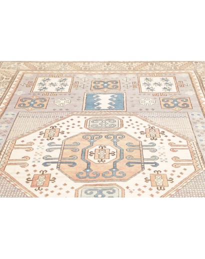 Tappeto Kazak Afghanistan bianco 202x297