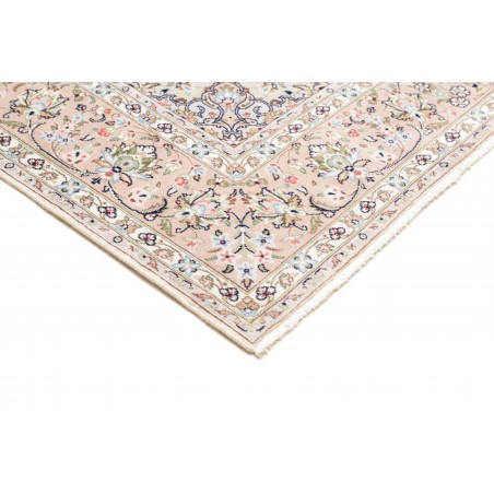 Tappeto Kashan Persia bianco marrone 197x300