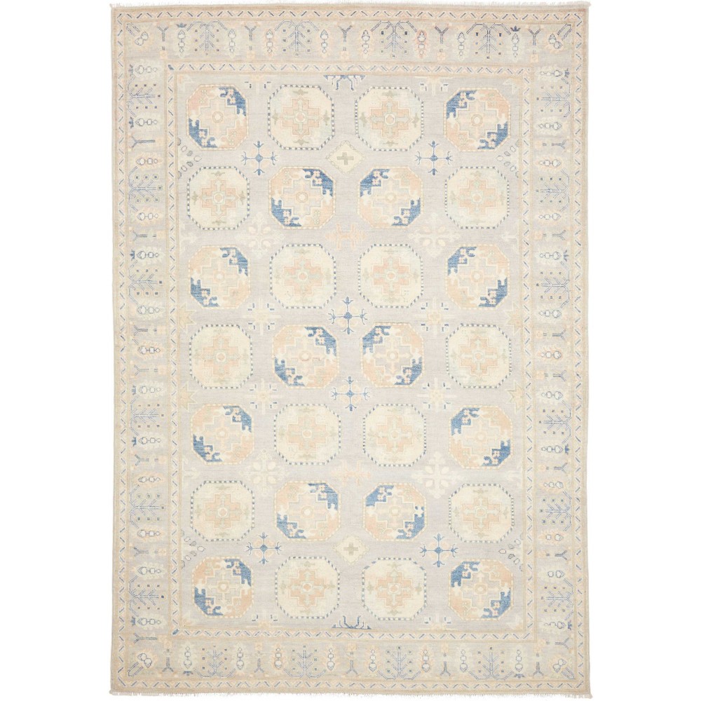 Tappeto Kazak Afghanistan bianco 205x297