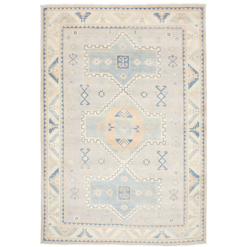 Tappeto Kazak Afghanistan bianco 186x270