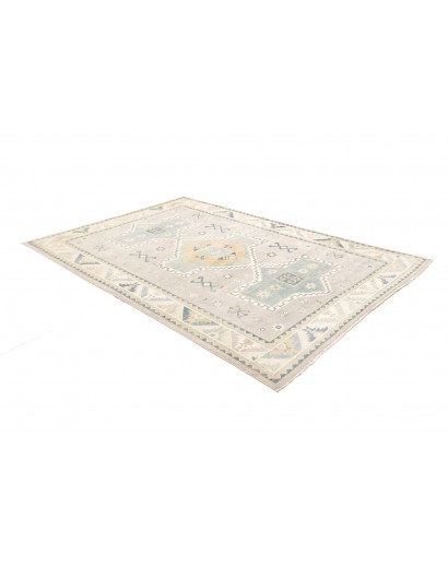 Tappeto Kazak Afghanistan bianco 186x270