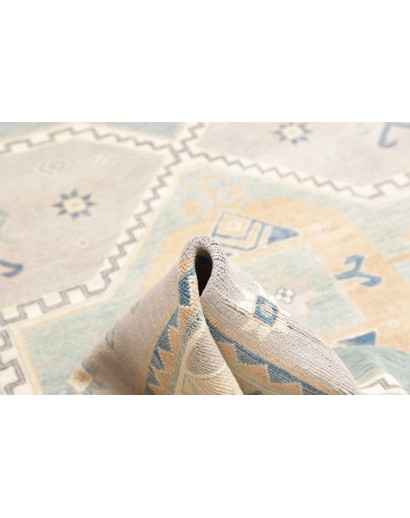 Tappeto Kazak Afghanistan bianco 186x270