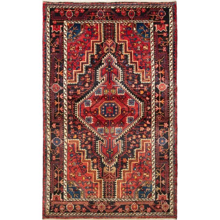 Tappeto Hamadan Persia marrone grigio 113x186